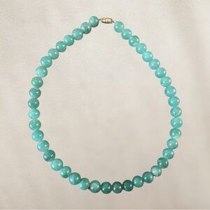 Elegant Turquoise Stone Beaded Necklace